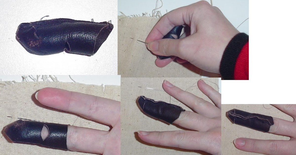 Art, beauty and well-ordered chaos: Making a Leather Thimble